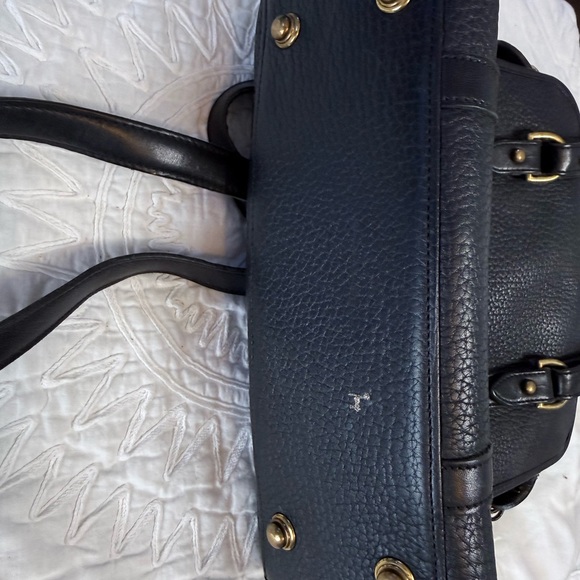 Dooney & Bourke Black Leather Shoulder Bag - Picture 3 of 3